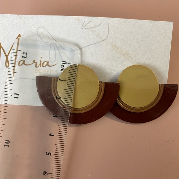 Polymer clay earrings - Picture 2 of 4